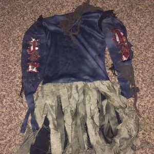 Zombie cheerleader Halloween costume